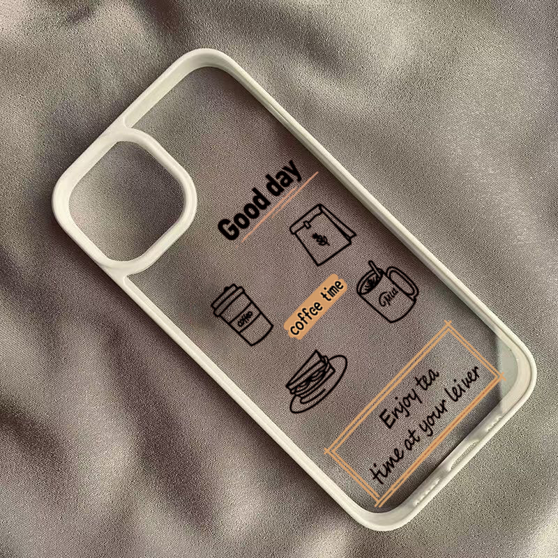 Warm Coffee Pattern Phone Case - đánh giá và giá Samsung Galaxy A55