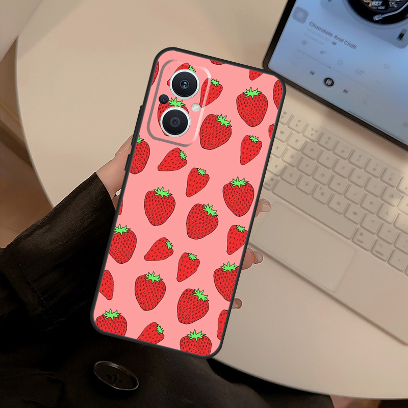 Strawberry Red Case For OPPO F - đánh giá và giá Oppo Reno 12